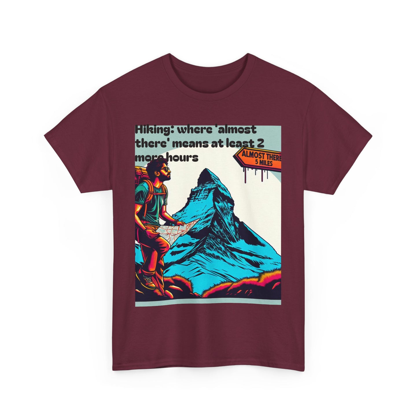 Adventure Tee: Hiking Humor Graphic T-Shirt, Outdoor Shirt, Gift for Hikers, Mountain Lover Tee, Unisex Cotton Tee