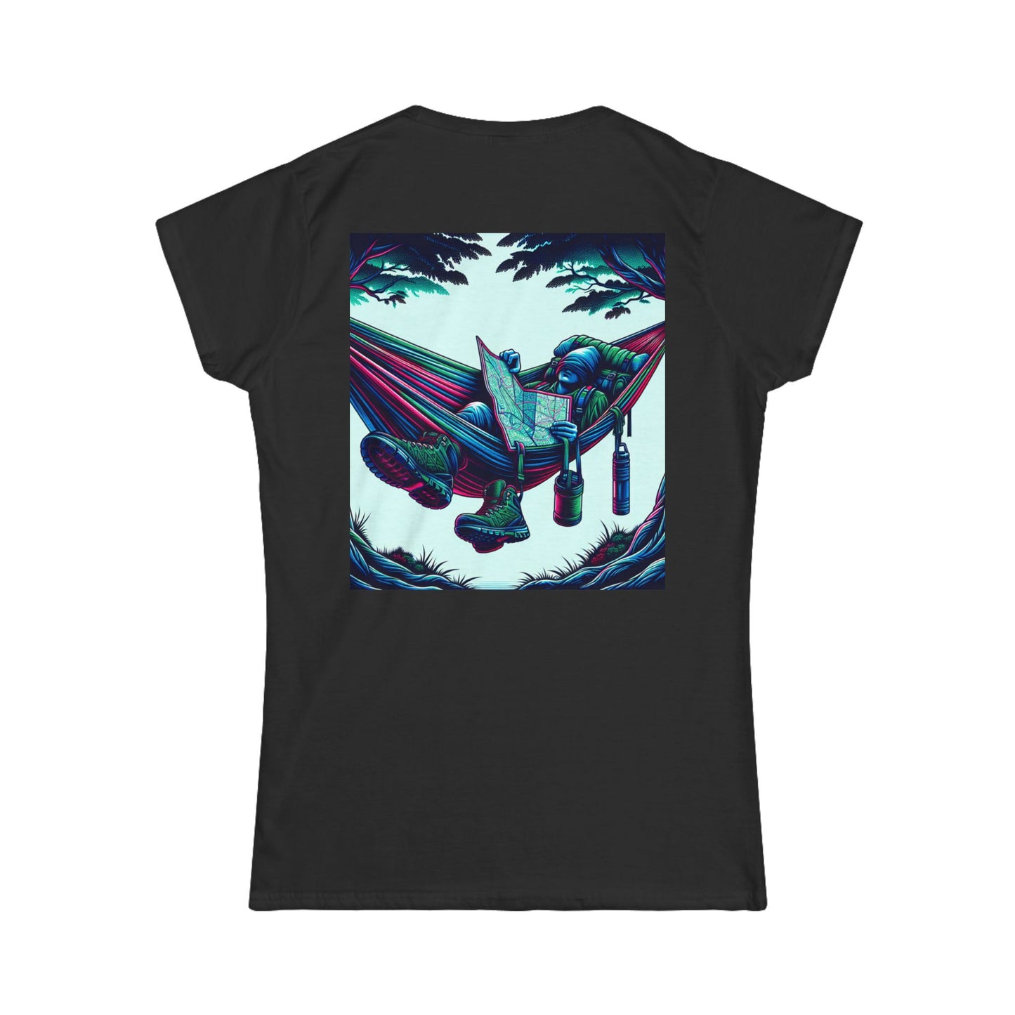 Woman's Soft Style Tee "Survival Skills 10/10. Making Smores: 2/10... At Directions"