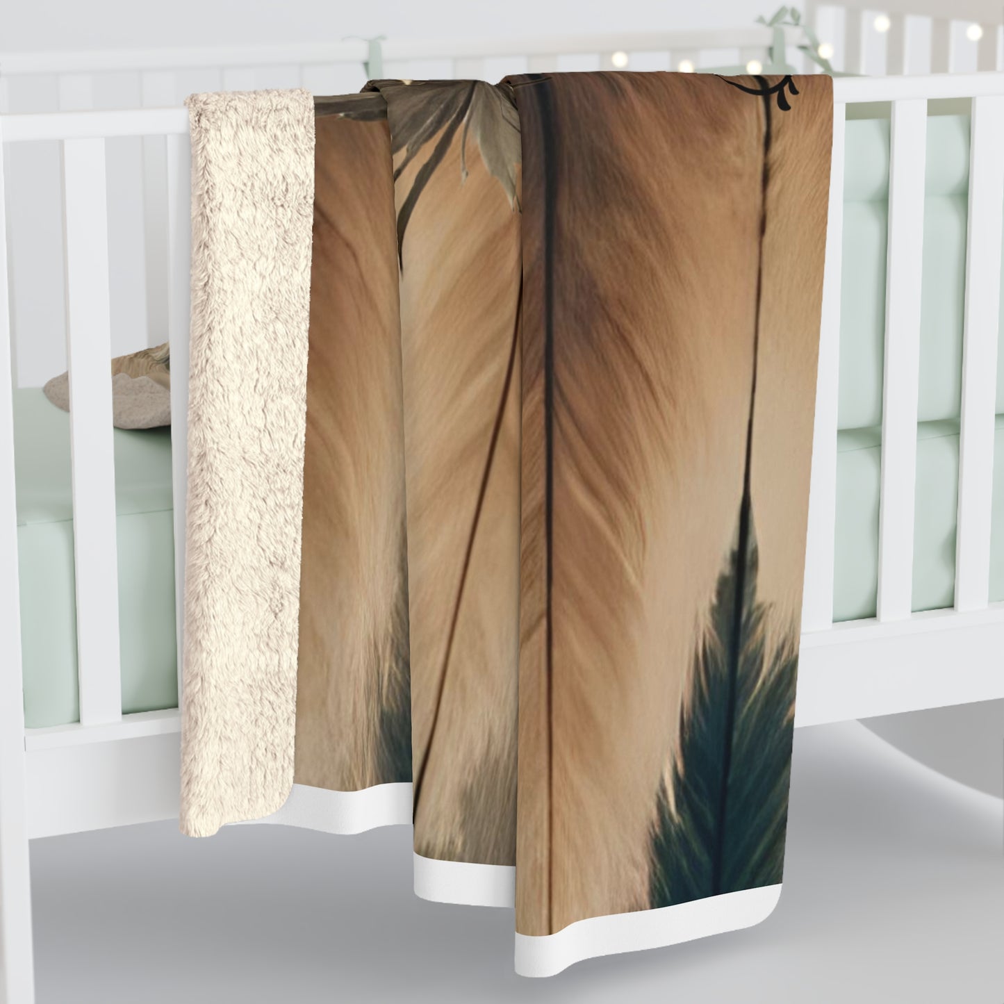 Black Wolf- Spirit Guiden Blanket