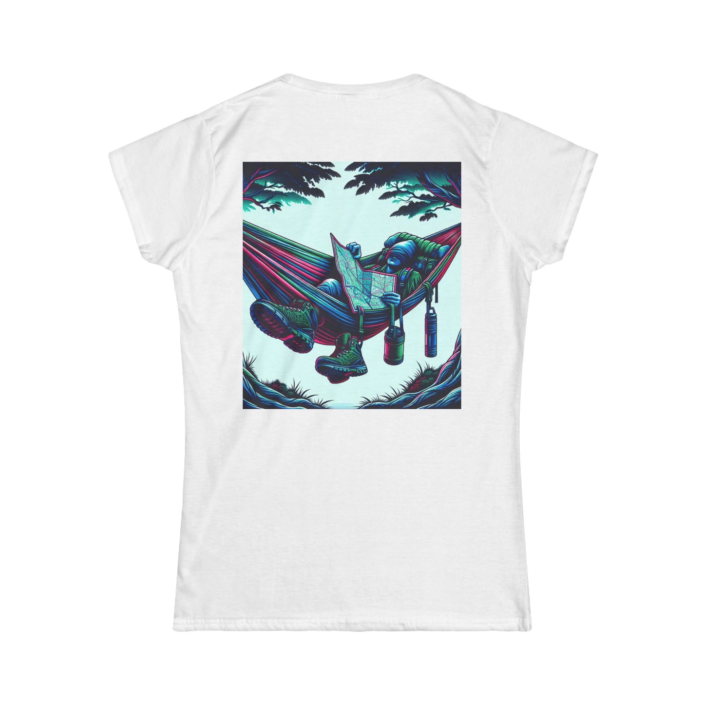 Woman's Soft Style Tee "Survival Skills 10/10. Making Smores: 2/10... At Directions"
