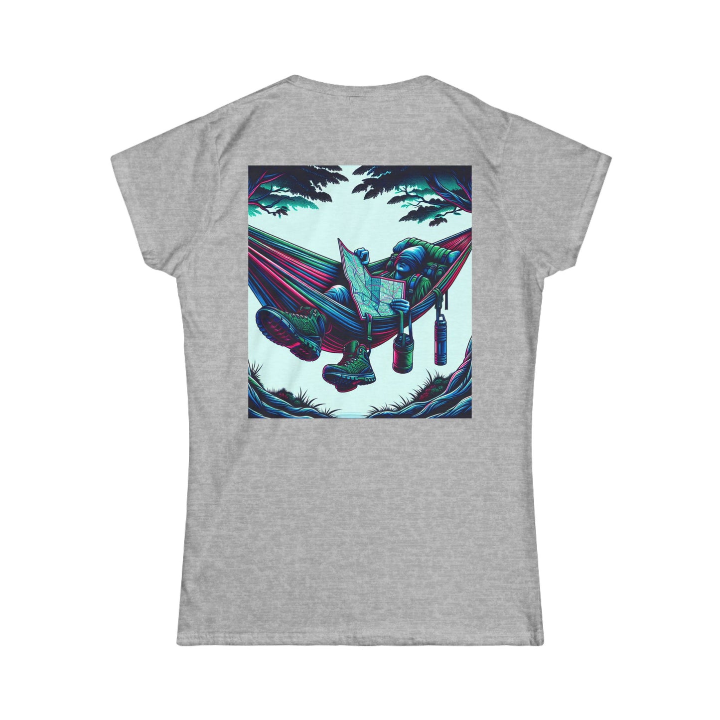 Woman's Soft Style Tee "Survival Skills 10/10. Making Smores: 2/10... At Directions"