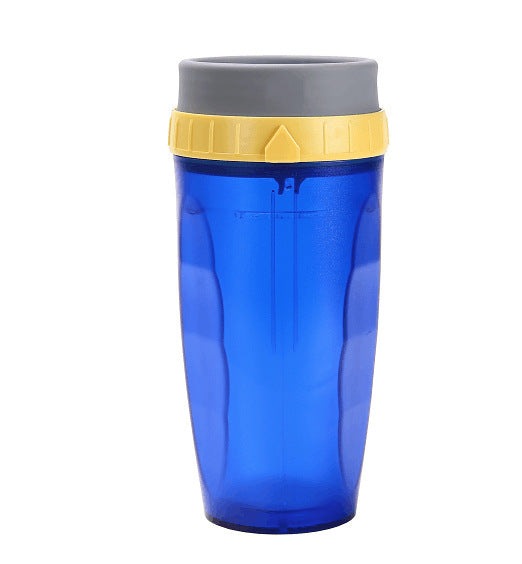No Cover Twist Cup, Travel Portable Cup, Double Insulation Tumbler, Straw Sippy Water Bottles Portable For Children /Adults