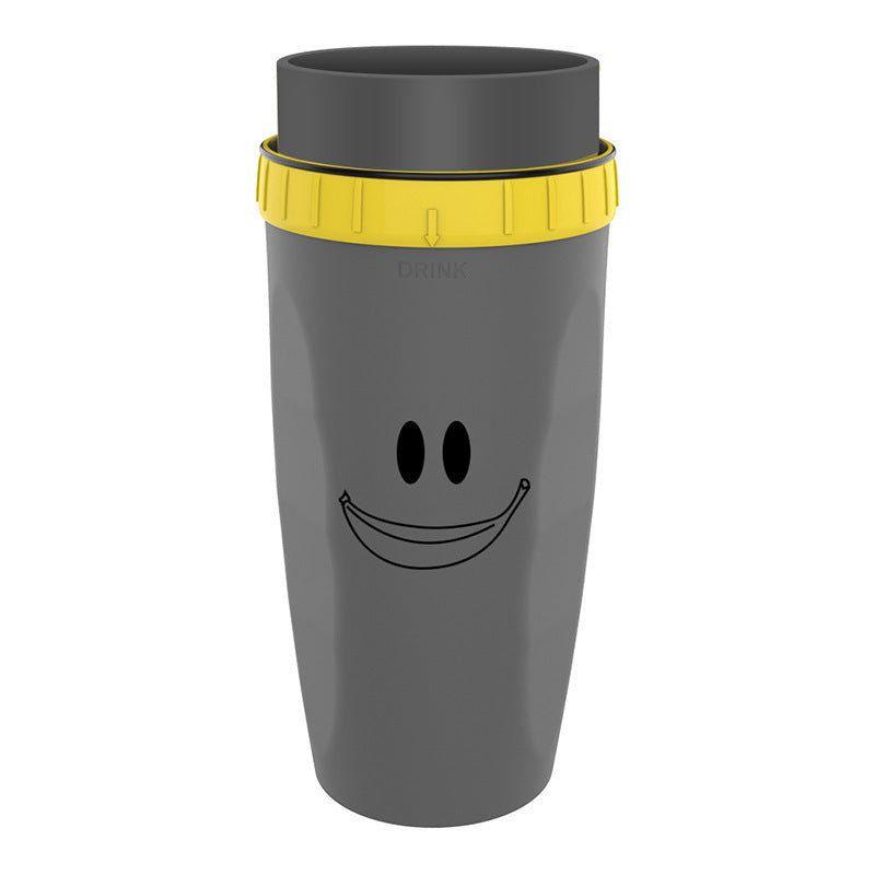 No Cover Twist Cup, Travel Portable Cup, Double Insulation Tumbler, Straw Sippy Water Bottles Portable For Children /Adults