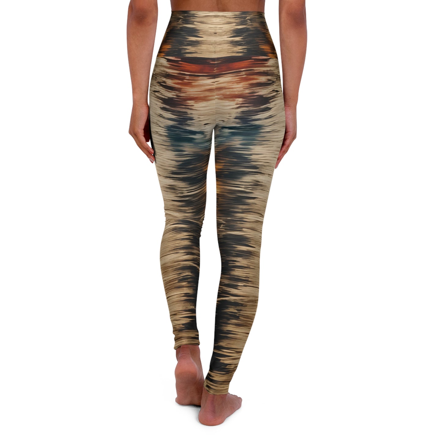 Earth-Tone Leggings: Nature-Inspired. Adventure-Ready. (Horse Blanket Pattern)