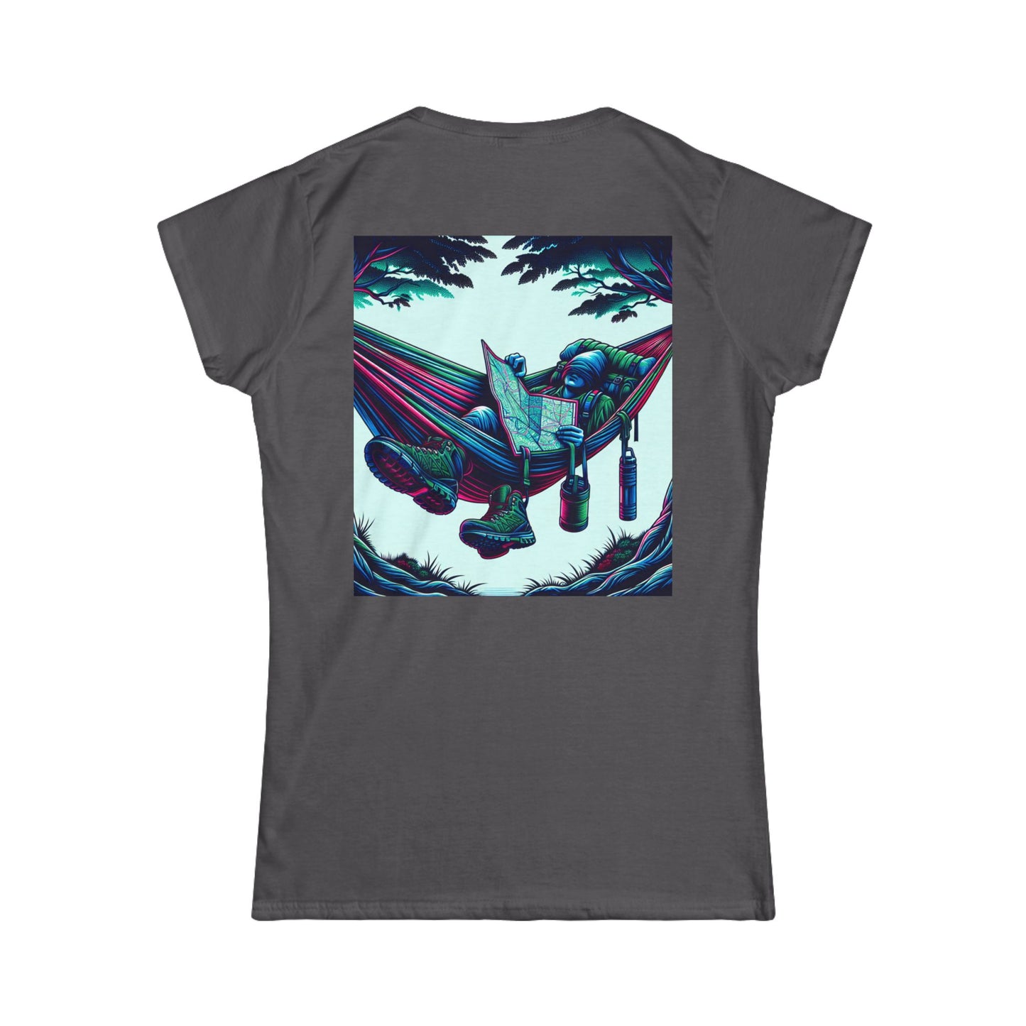 Woman's Soft Style Tee "Survival Skills 10/10. Making Smores: 2/10... At Directions"