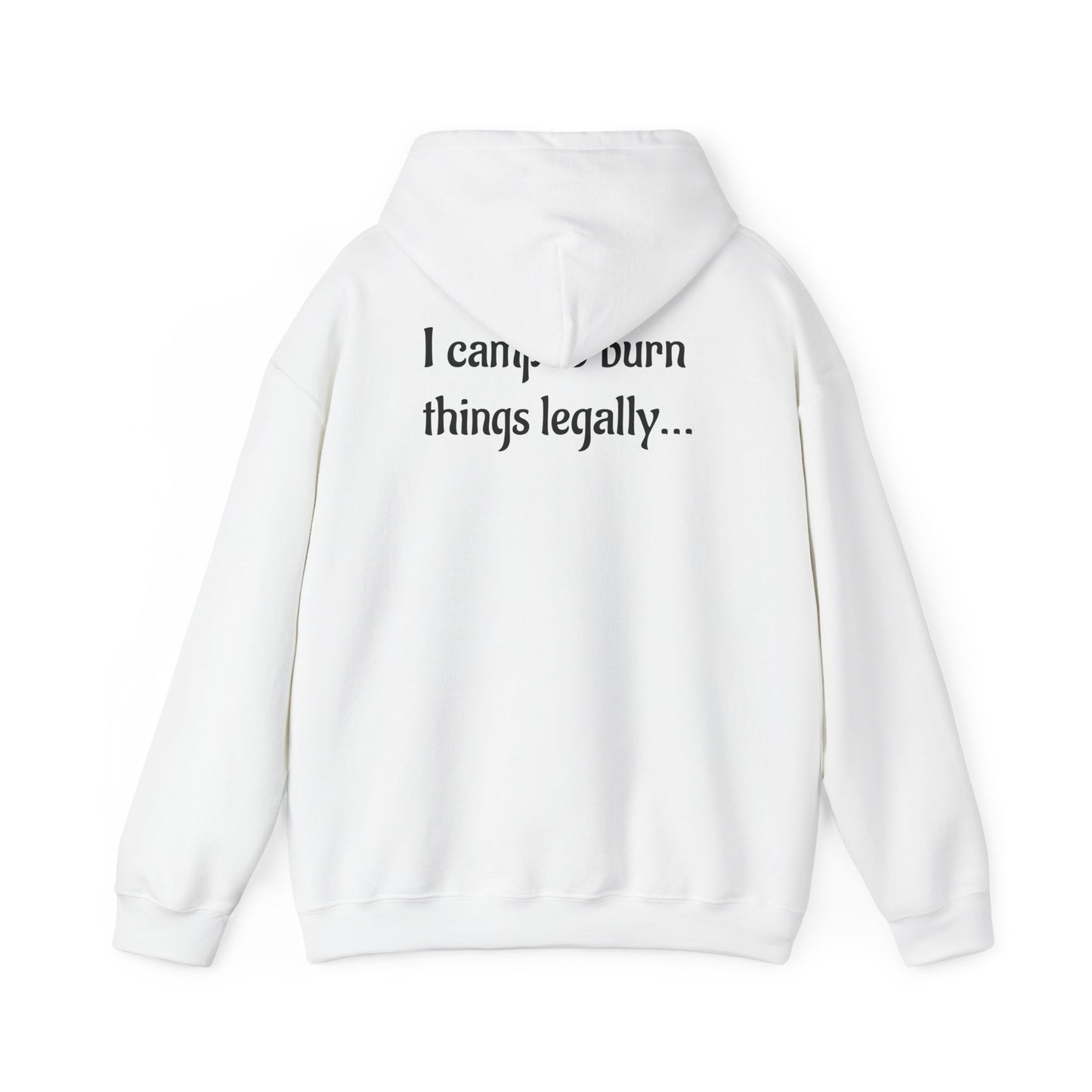 Colorful Campfire Hoodie with Fun Quote - Cozy Unisex Sweatshirt for Camping Lovers, Outdoor Adventure Gear, Unique Gift Idea