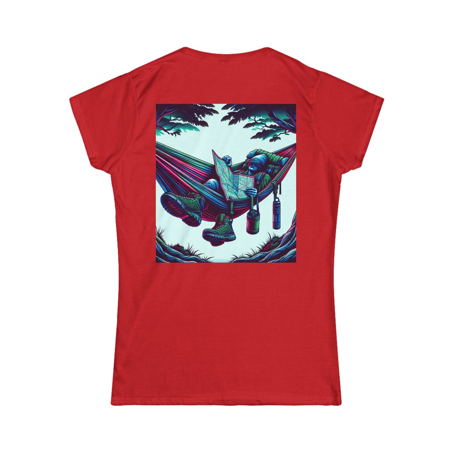 Woman's Soft Style Tee "Survival Skills 10/10. Making Smores: 2/10... At Directions"