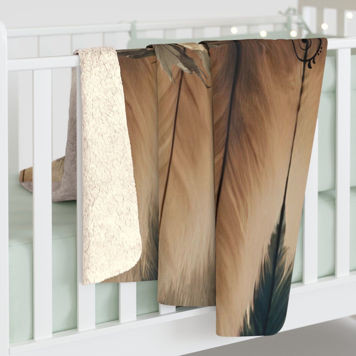 Black Wolf- Spirit Guiden Blanket