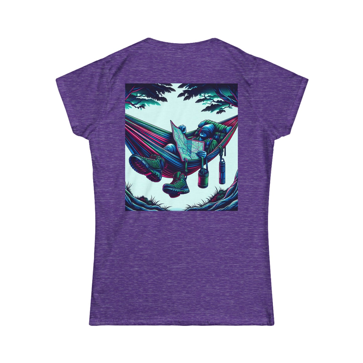 Woman's Soft Style Tee "Survival Skills 10/10. Making Smores: 2/10... At Directions"