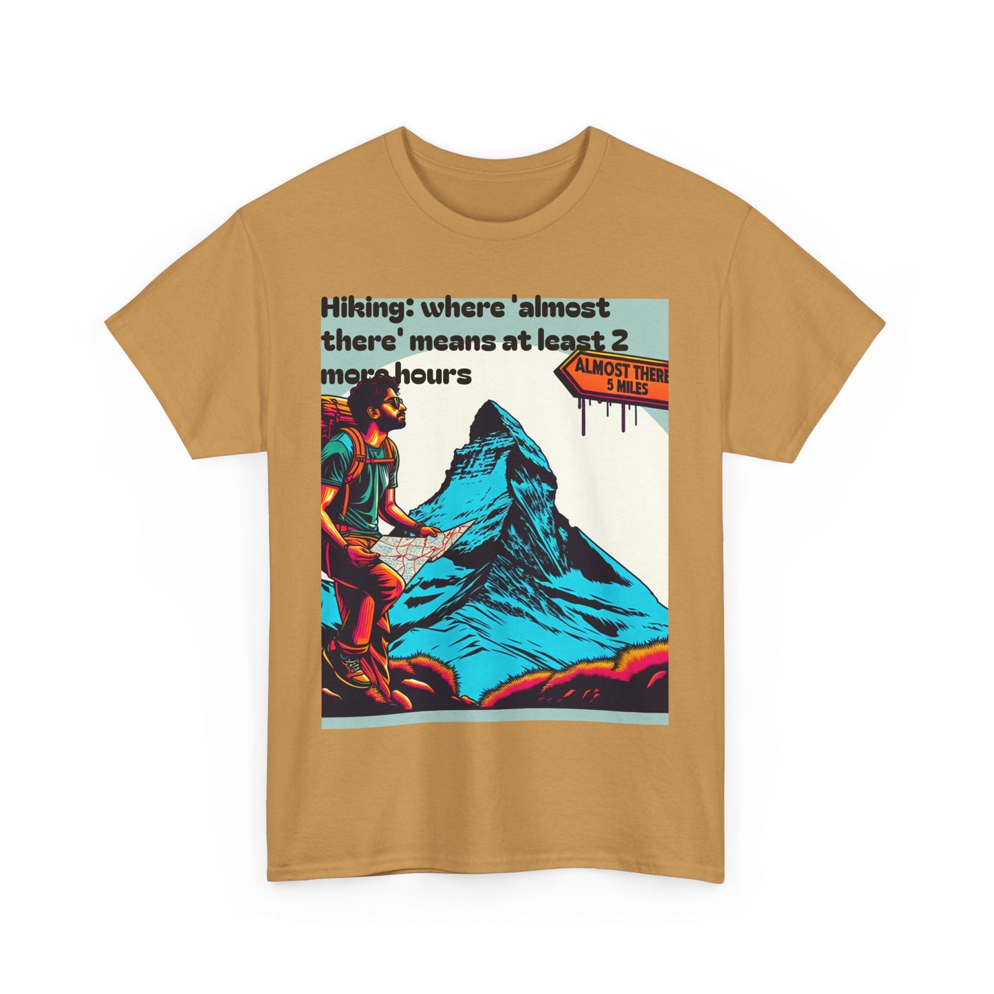 Adventure Tee: Hiking Humor Graphic T-Shirt, Outdoor Shirt, Gift for Hikers, Mountain Lover Tee, Unisex Cotton Tee
