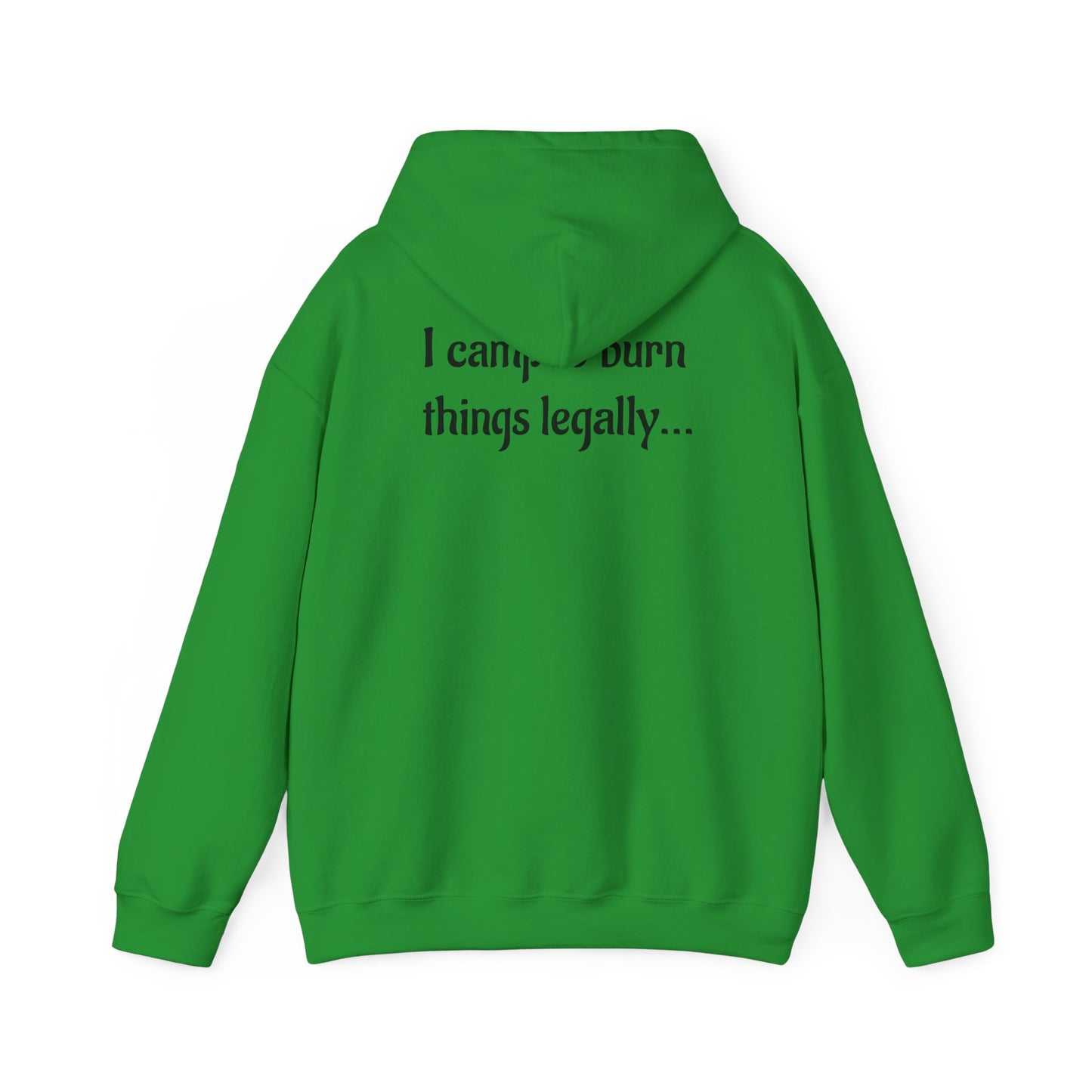 Colorful Campfire Hoodie with Fun Quote - Cozy Unisex Sweatshirt for Camping Lovers, Outdoor Adventure Gear, Unique Gift Idea