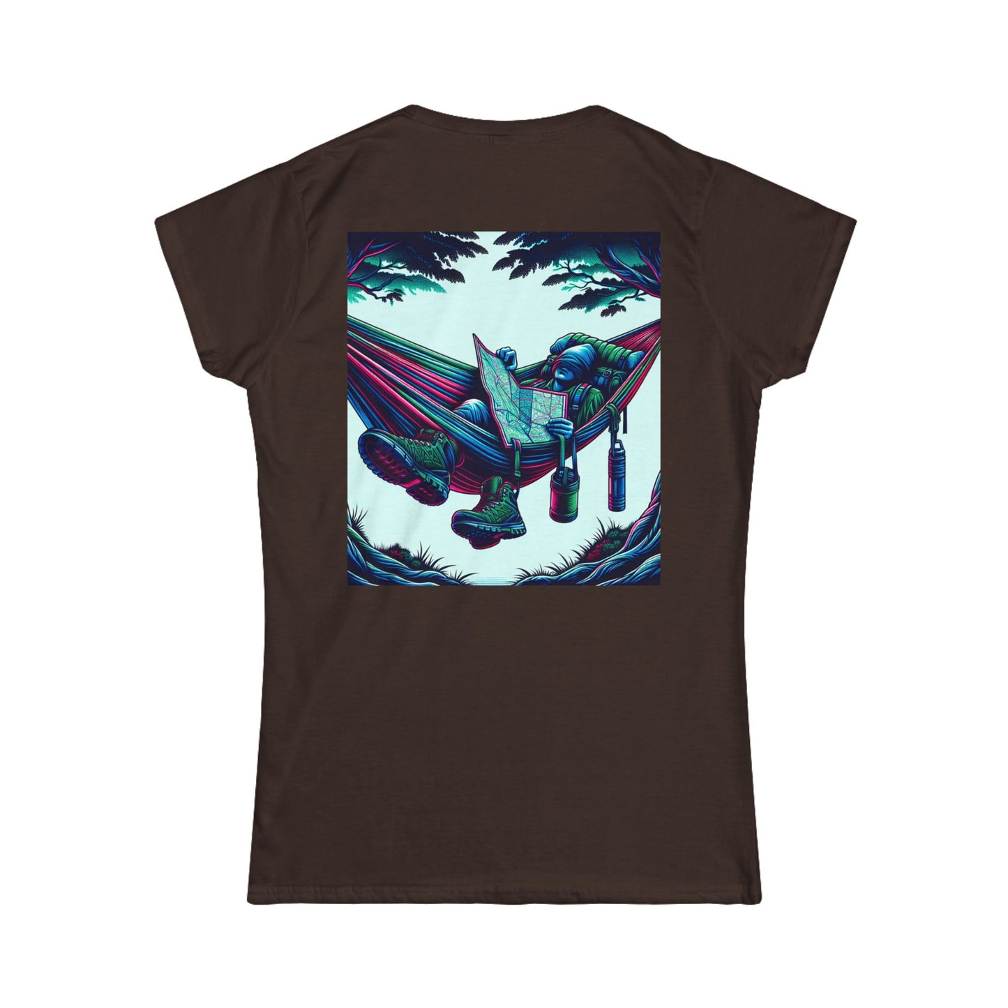 Woman's Soft Style Tee "Survival Skills 10/10. Making Smores: 2/10... At Directions"
