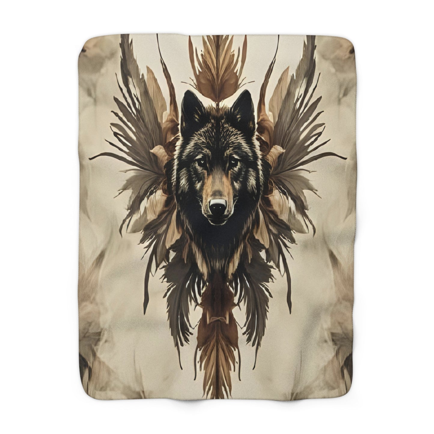 Black Wolf Blanket