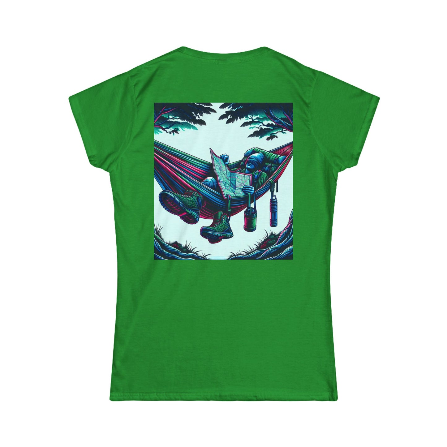 Woman's Soft Style Tee "Survival Skills 10/10. Making Smores: 2/10... At Directions"