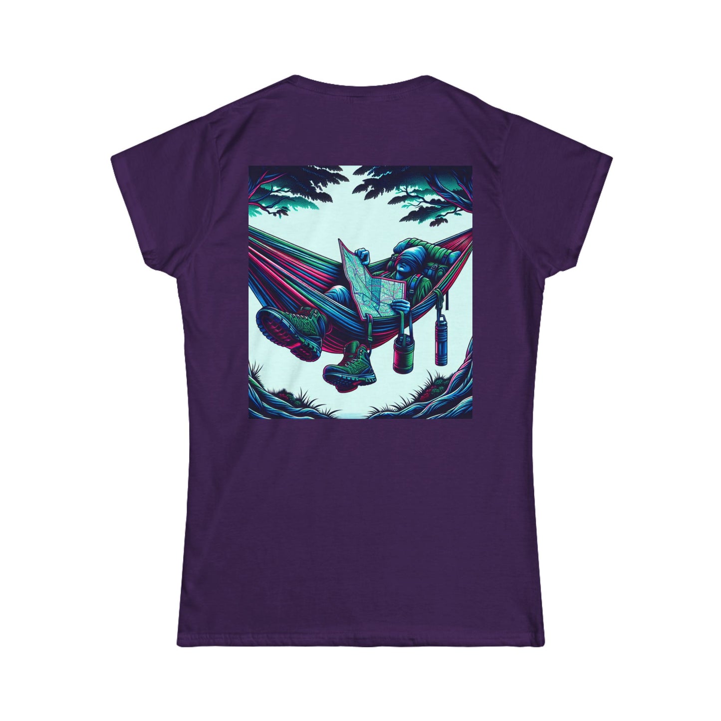 Woman's Soft Style Tee "Survival Skills 10/10. Making Smores: 2/10... At Directions"