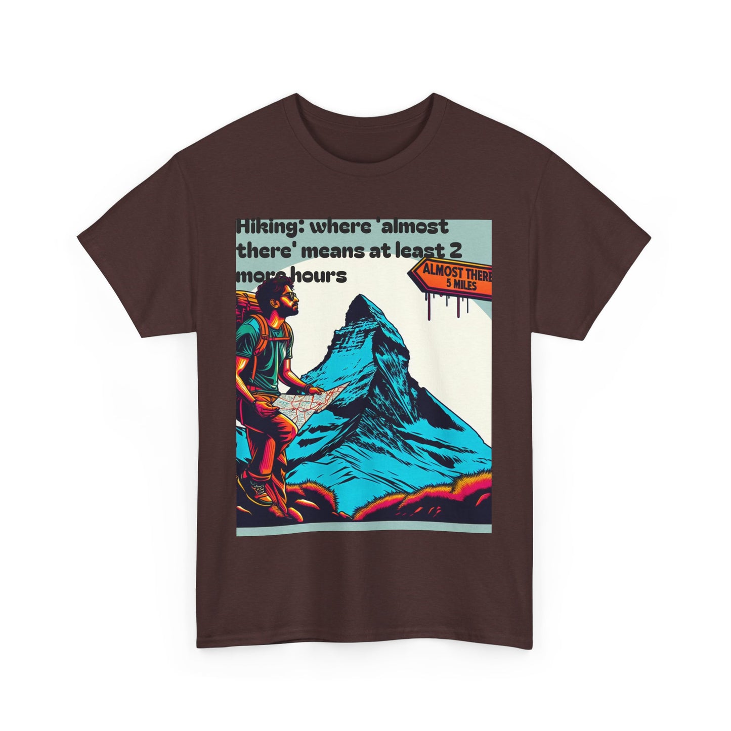 Adventure Tee: Hiking Humor Graphic T-Shirt, Outdoor Shirt, Gift for Hikers, Mountain Lover Tee, Unisex Cotton Tee
