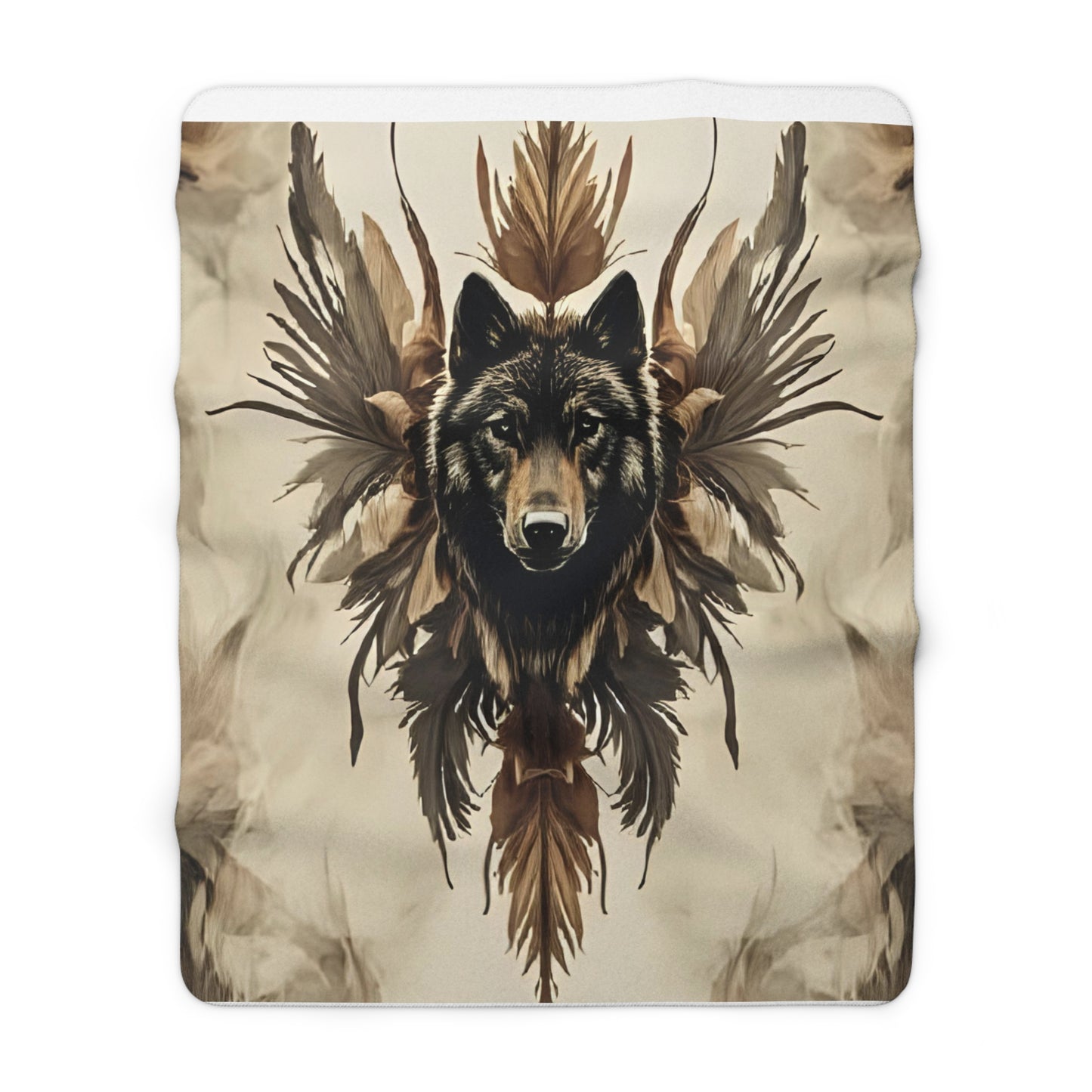 Black Wolf Blanket