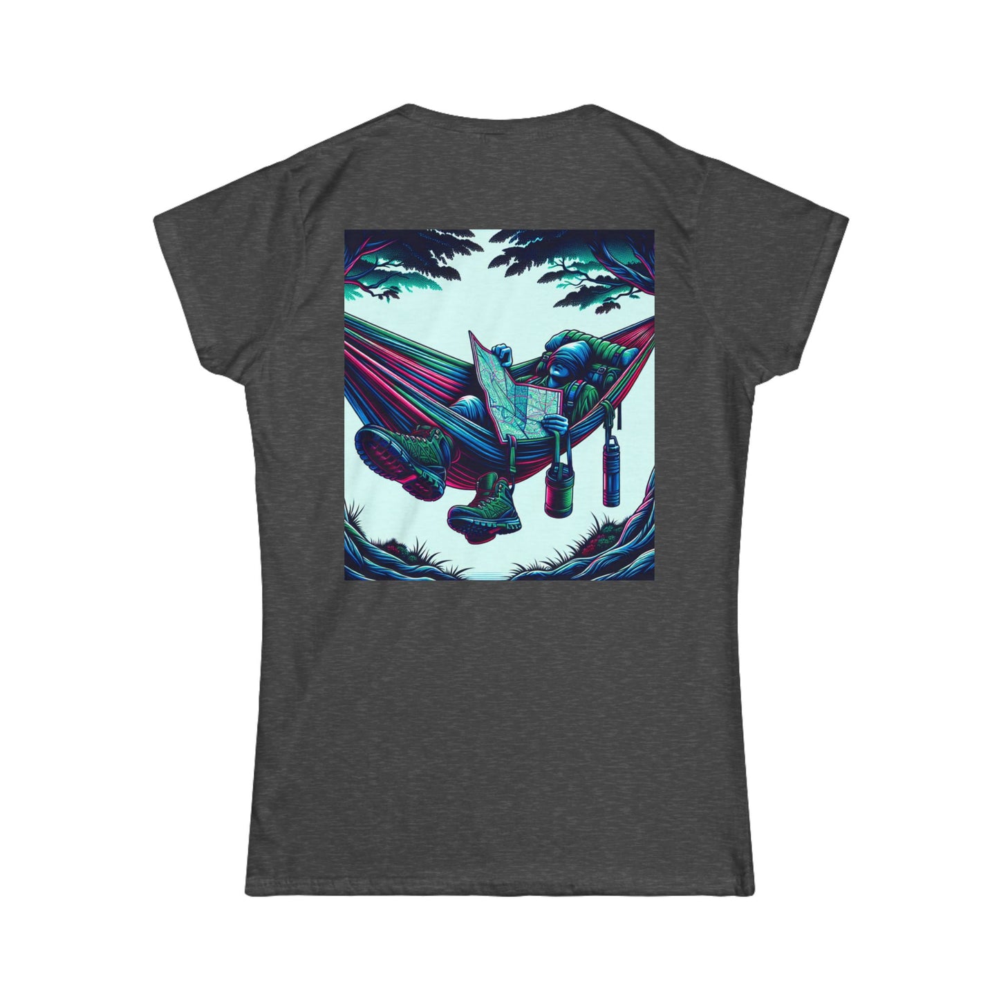 Woman's Soft Style Tee "Survival Skills 10/10. Making Smores: 2/10... At Directions"