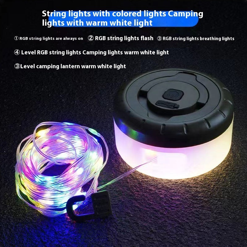 Rechargeable Outdoor Tent String Lights