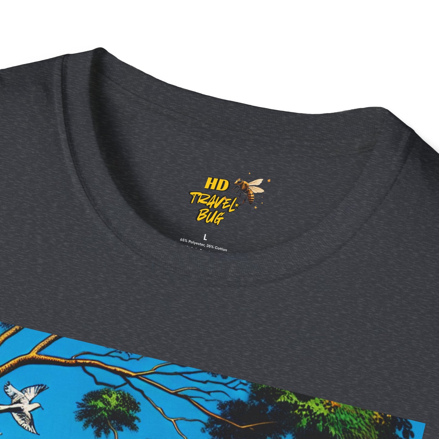 Nature-Inspired Unisex Softstyle T-Shirt "Nature, The Only Place My Phone Gives Up Before I Do..." | Perfect for Outdoor Enthusiasts, Casual Wear, Gift for Friends, Adventure Lovers, Uplifting [...]