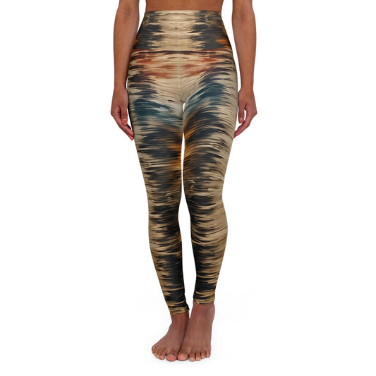 Earth-Tone Leggings: Nature-Inspired. Adventure-Ready. (Horse Blanket Pattern)