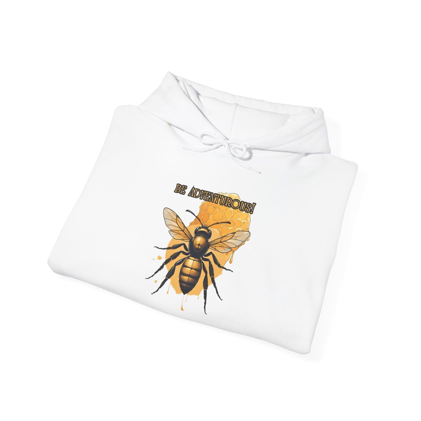Bee Inspired Unisex Hoodie, Bee Sweatshirt, Nature Lover Gift, Animal Lover Apparel, Eco-Friendly Clothing, Unique Bee Design