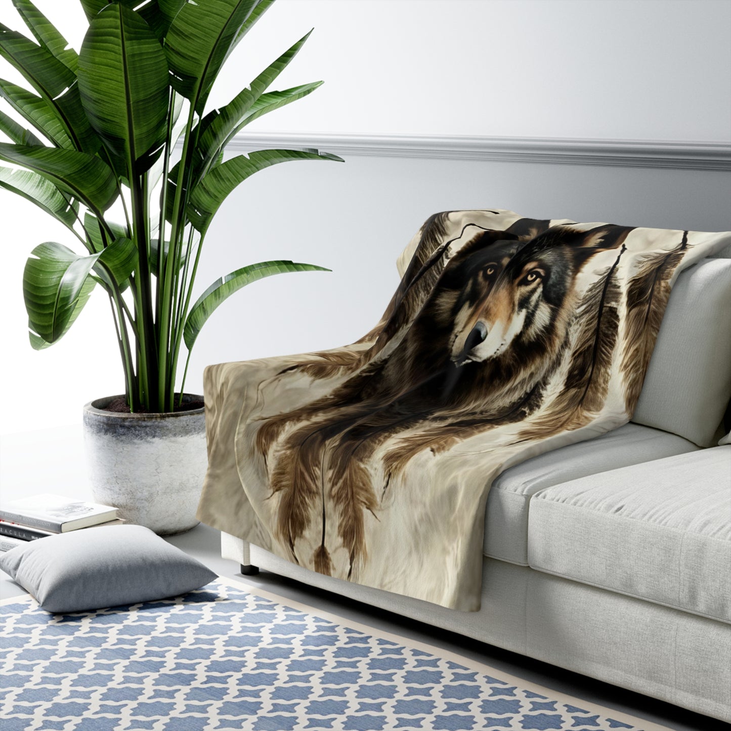 Timber Wolf Blanket