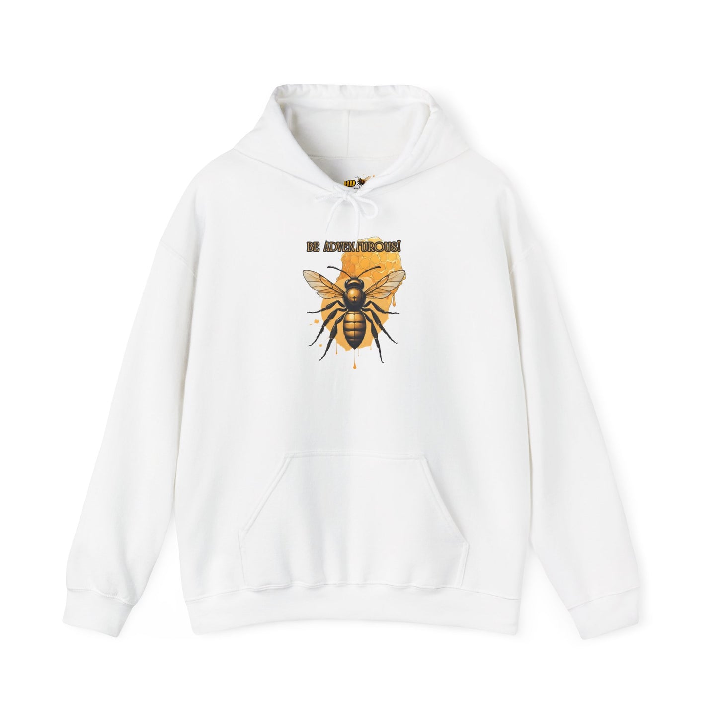Bee Inspired Unisex Hoodie, Bee Sweatshirt, Nature Lover Gift, Animal Lover Apparel, Eco-Friendly Clothing, Unique Bee Design