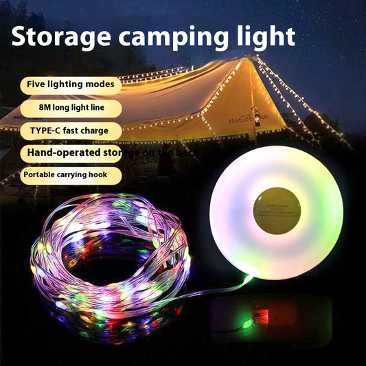 Rechargeable Outdoor Tent String Lights