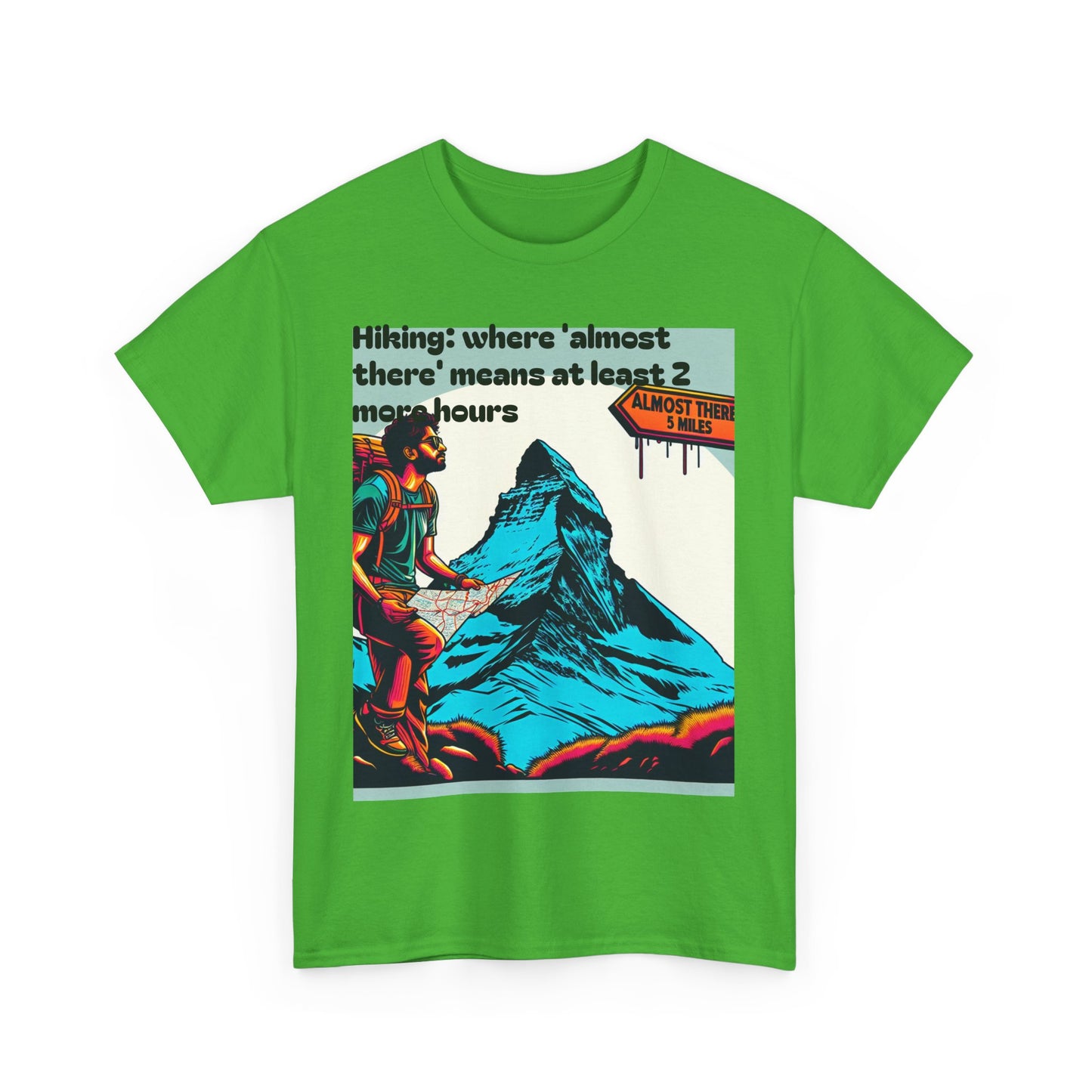 Adventure Tee: Hiking Humor Graphic T-Shirt, Outdoor Shirt, Gift for Hikers, Mountain Lover Tee, Unisex Cotton Tee