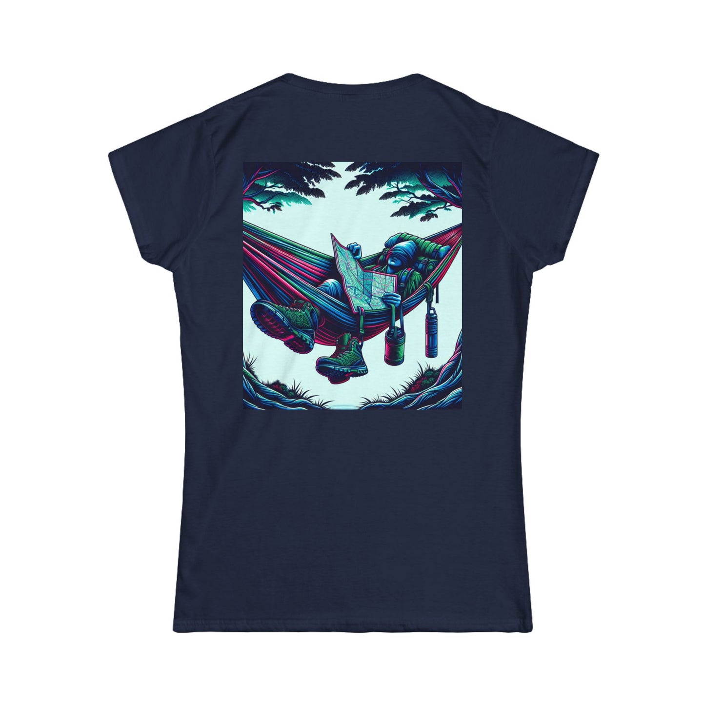 Woman's Soft Style Tee "Survival Skills 10/10. Making Smores: 2/10... At Directions"
