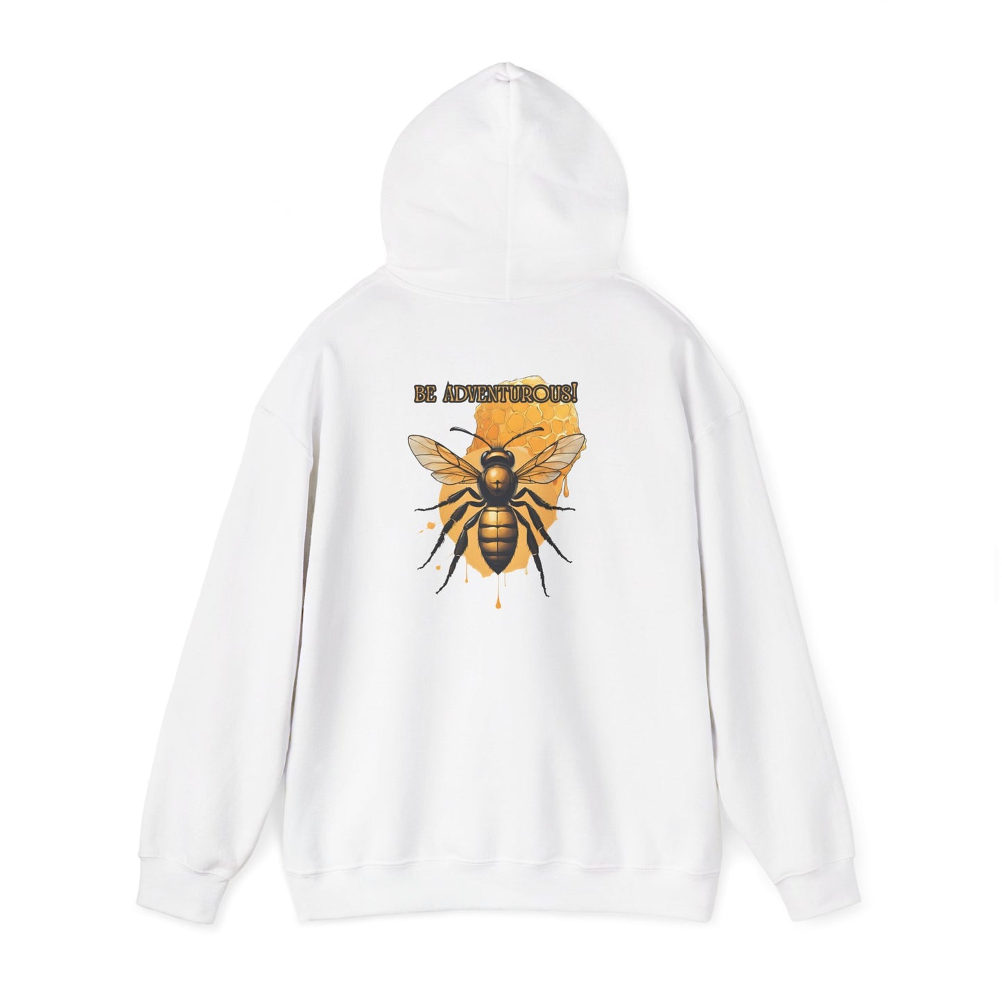 Bee Inspired Unisex Hoodie, Bee Sweatshirt, Nature Lover Gift, Animal Lover Apparel, Eco-Friendly Clothing, Unique Bee Design