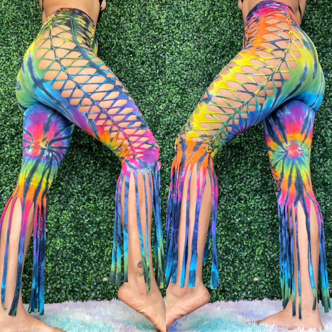 Hand Tie-Dyed Statement Pants