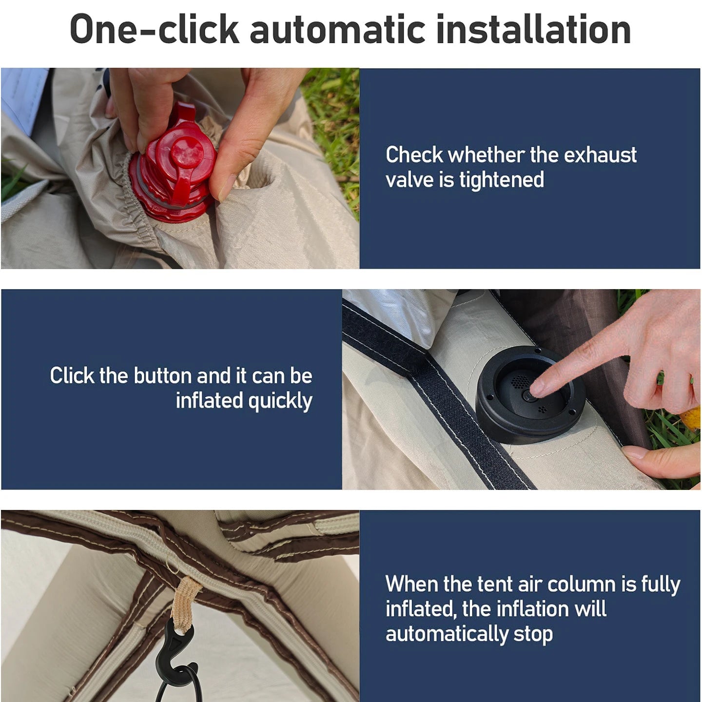 AirLuxe Pavilion: One-Touch Inflatable Tent