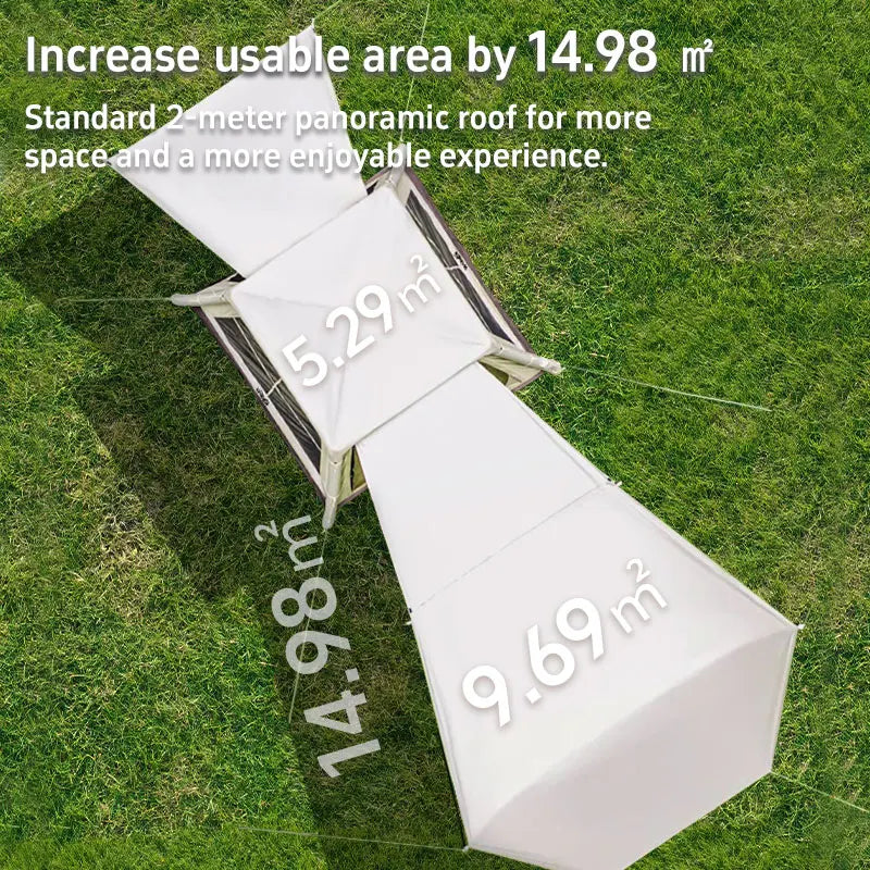 AirLuxe Pavilion: One-Touch Inflatable Tent